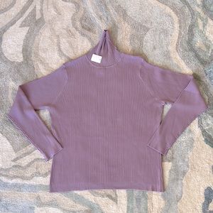 Lavender Turtleneck Sweater